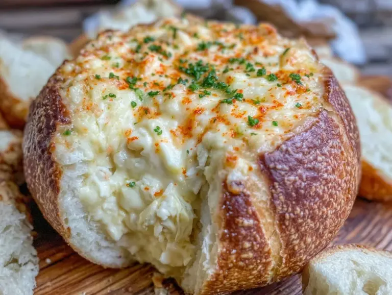 hot crab and artichoke dip - featured image
