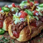 loaded patriotic hot dog bar - featured image