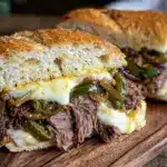philly cheesesteak sandwich - featured image