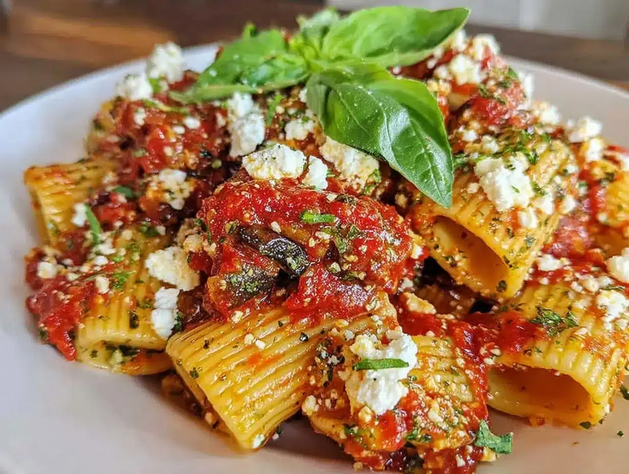 rigatoni alla norma recipe preparation steps