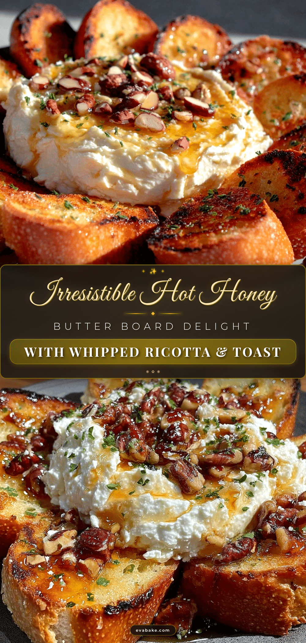 savory hot honey butter board recipe