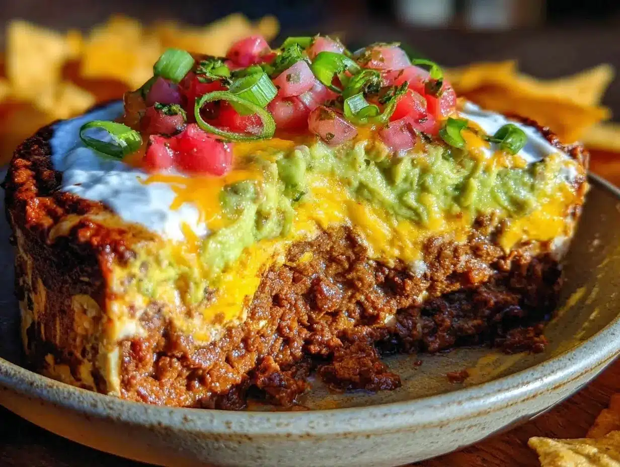 savory layered game day dip preparation steps