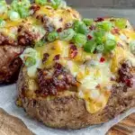 sloppy joe baked potato boats - featured image