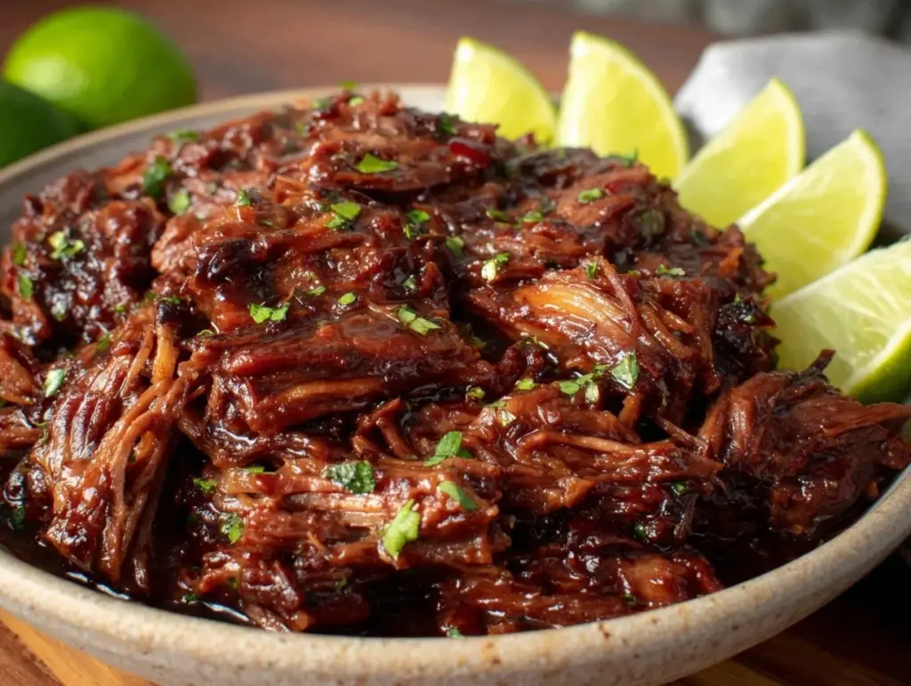 slow cooker beef barbacoa - featured image