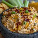 slow cooker buffalo chicken dip - featured image
