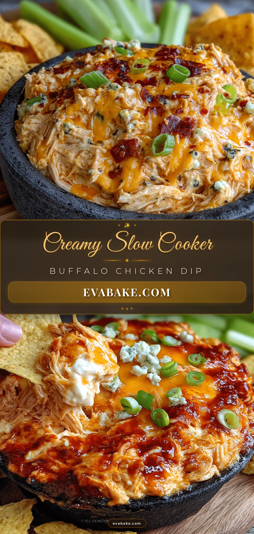 slow cooker buffalo chicken dip recipe
