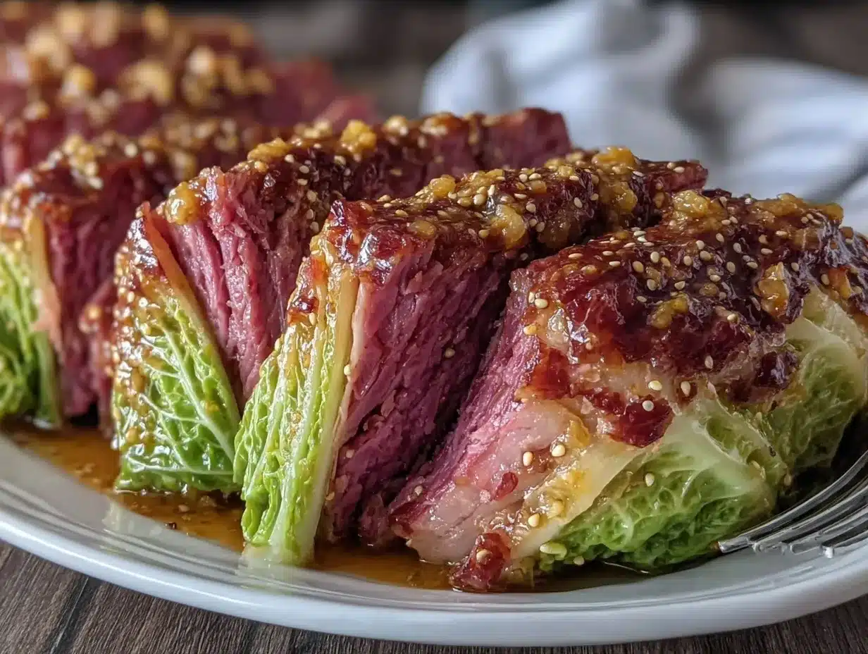 slow cooker corned beef and cabbage preparation steps