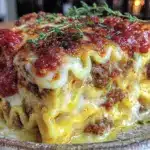 slow cooker lasagna - featured image