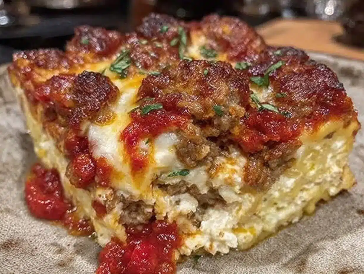 slow cooker lasagna preparation steps