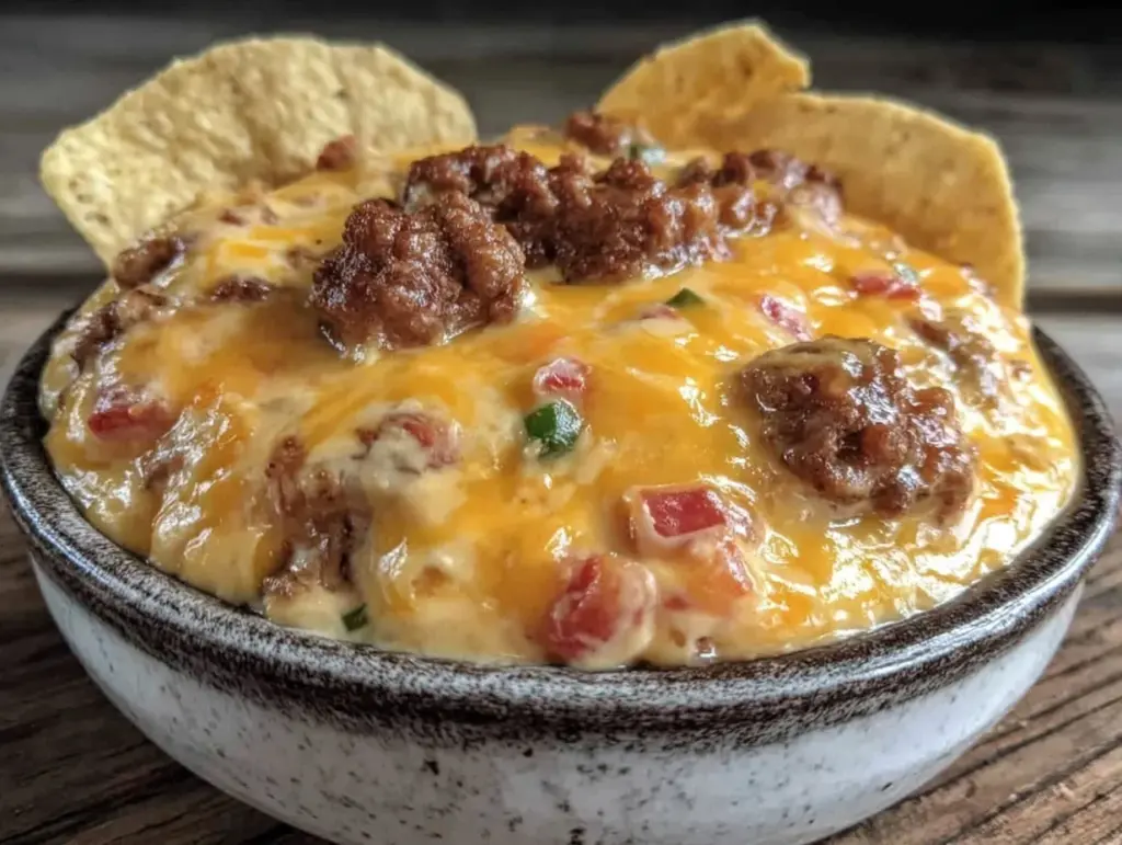 slow cooker queso dip - featured image