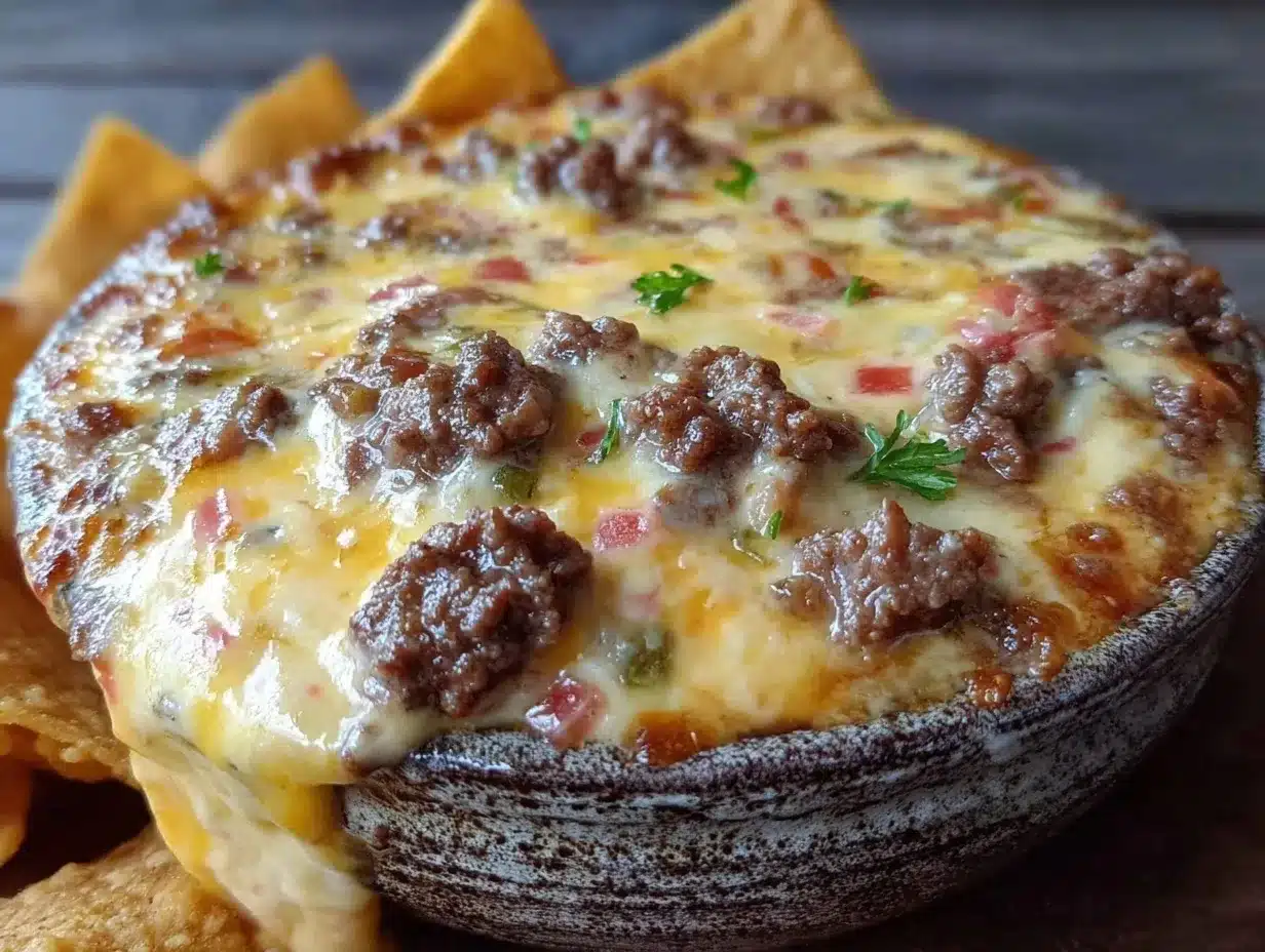 slow cooker queso dip preparation steps