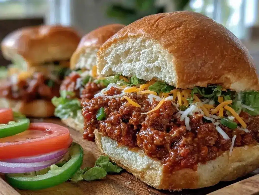 slow cooker sloppy joe bar - featured image
