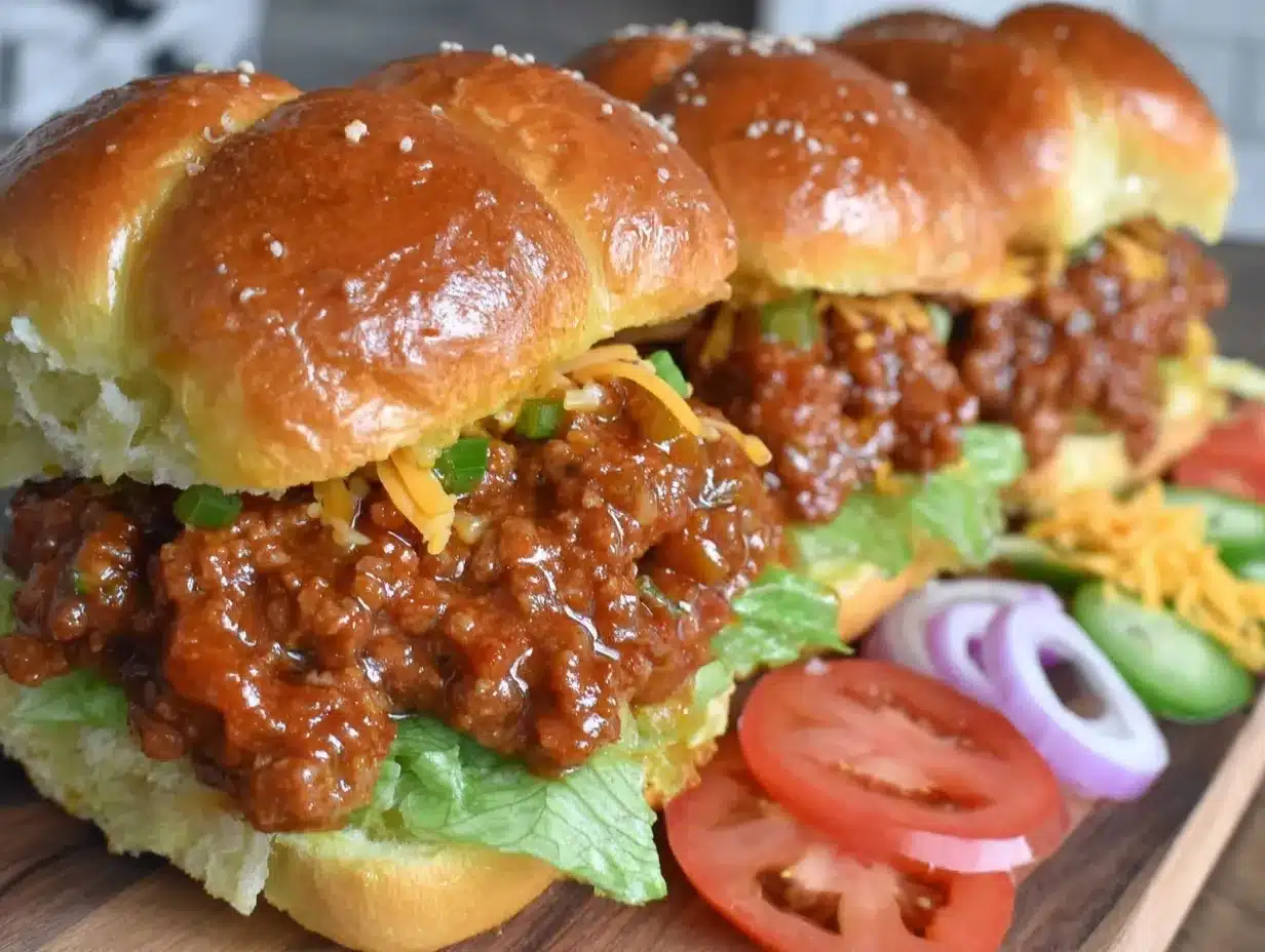 slow cooker sloppy joe bar preparation steps