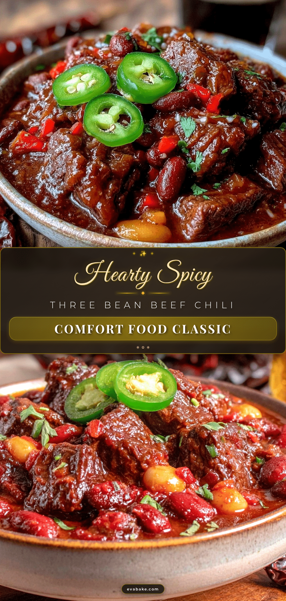 three bean beef chili recipe