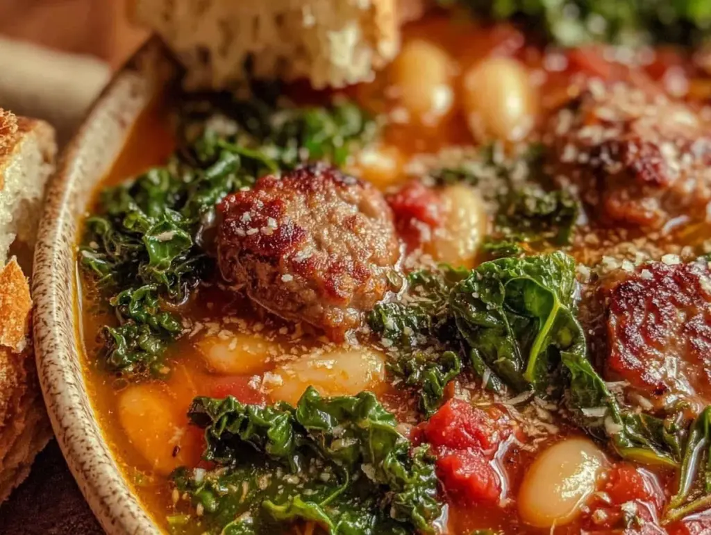 Tuscan white bean and sausage ribollita - featured image