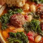 Tuscan white bean and sausage ribollita - featured image