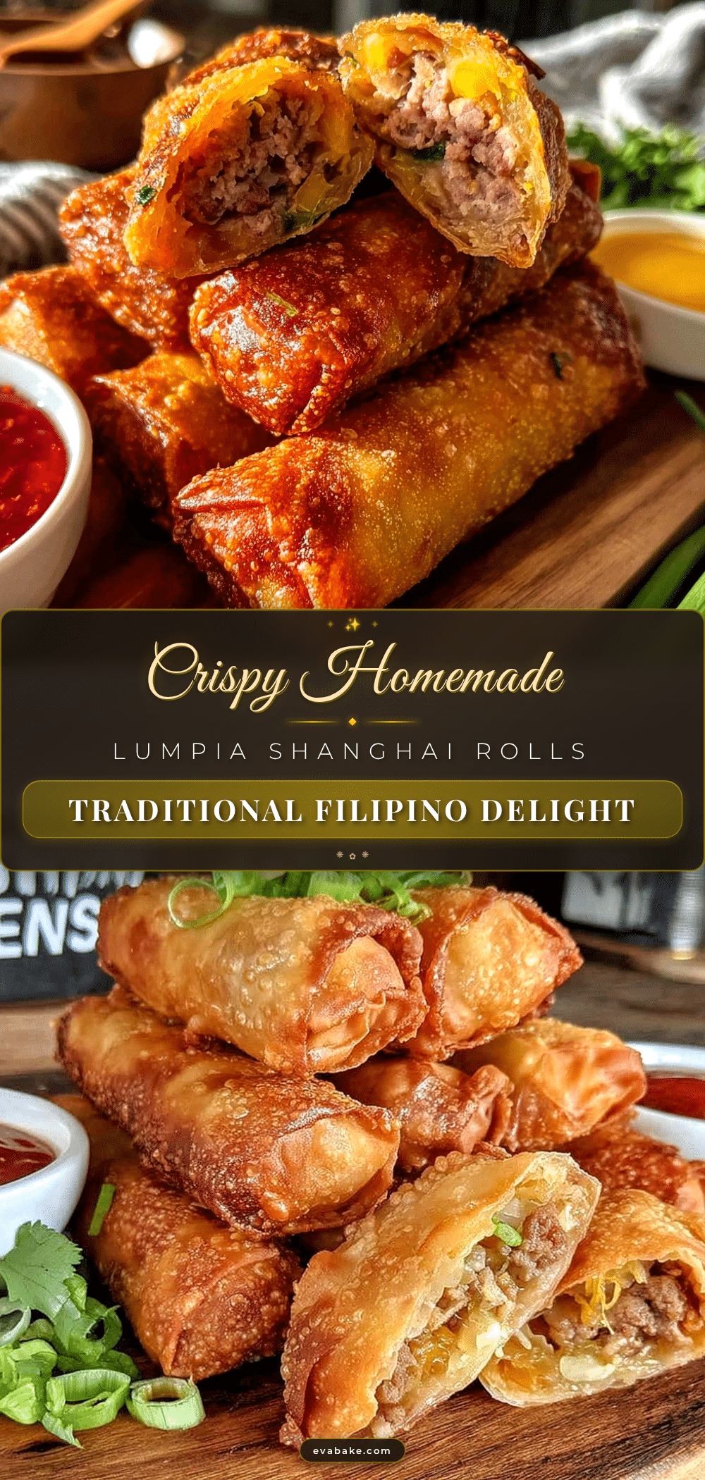 crispy lumpia shanghai pork spring rolls recipe