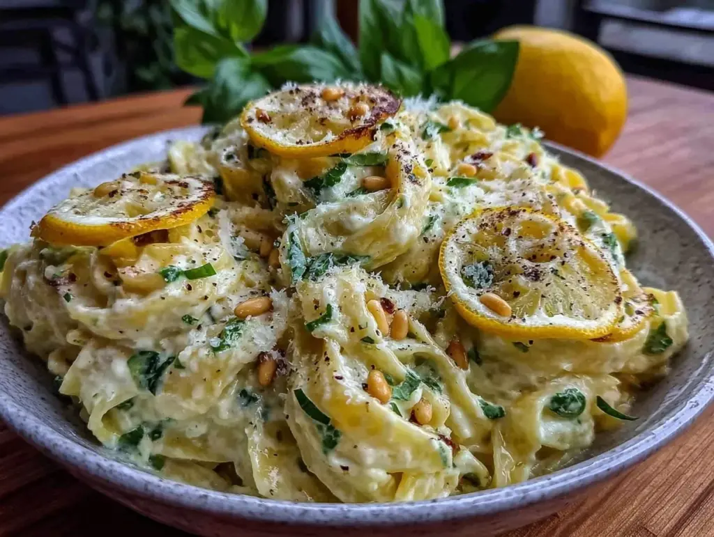 easy lemon ricotta pasta - featured image