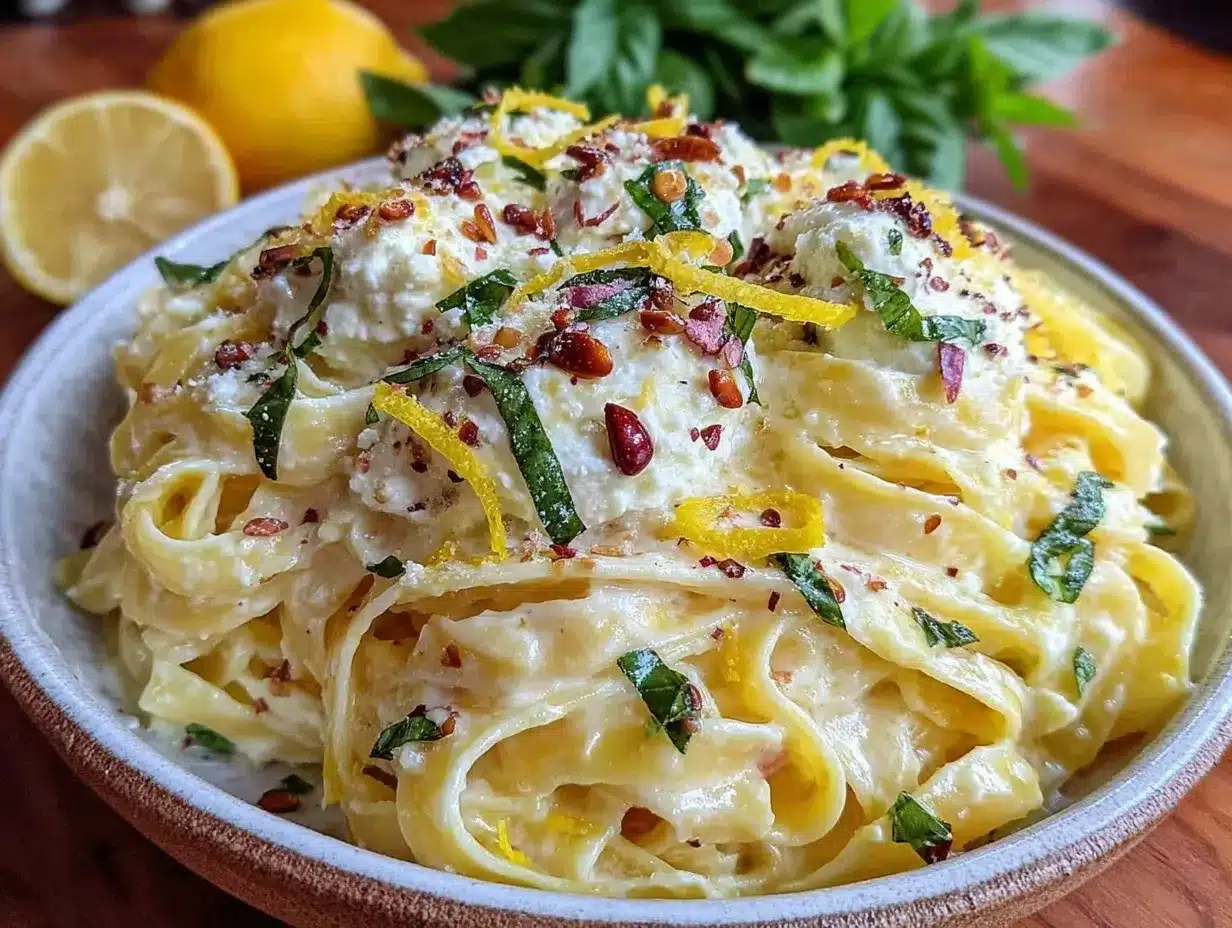 easy lemon ricotta pasta preparation steps
