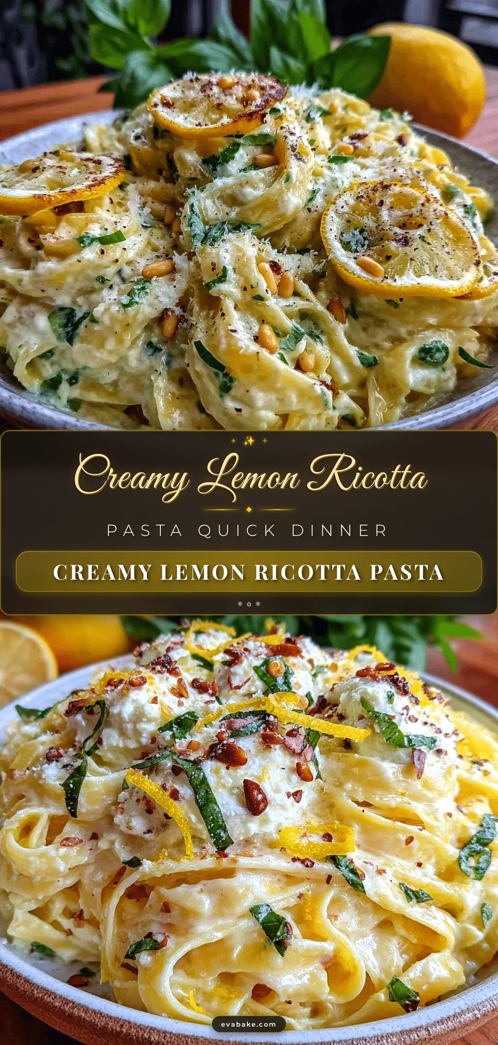 easy lemon ricotta pasta recipe