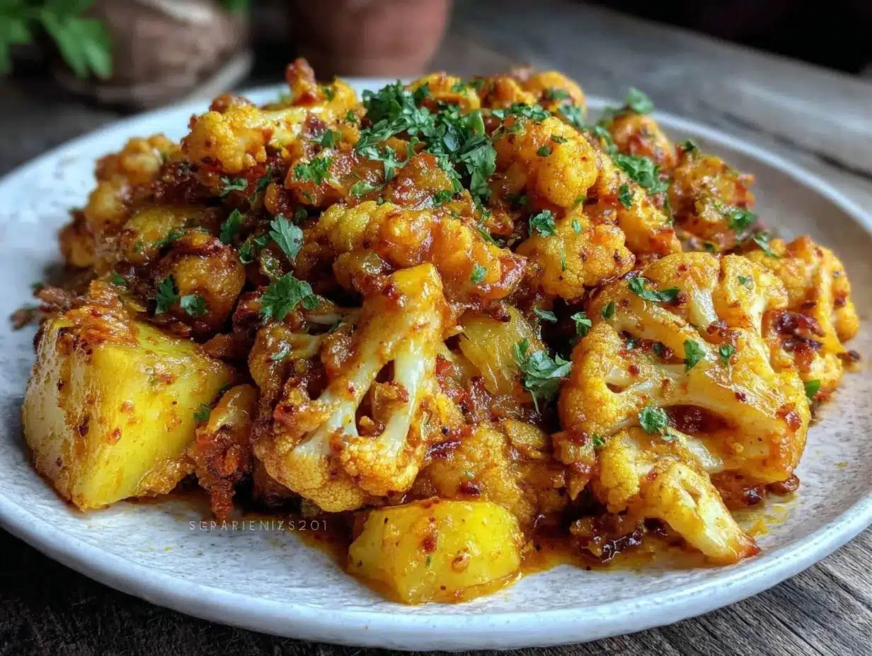 easy spiced aloo gobi curry preparation steps