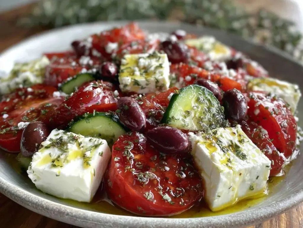 Fresh Horiatiki salad - featured image