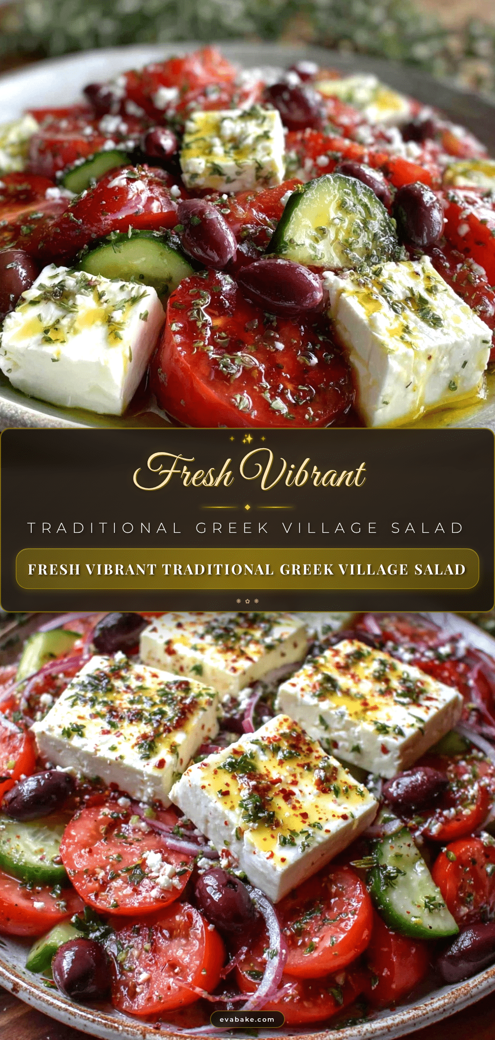 Fresh Horiatiki salad recipe