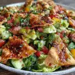 Fresh Lebanese Fattoush Salad - featured image