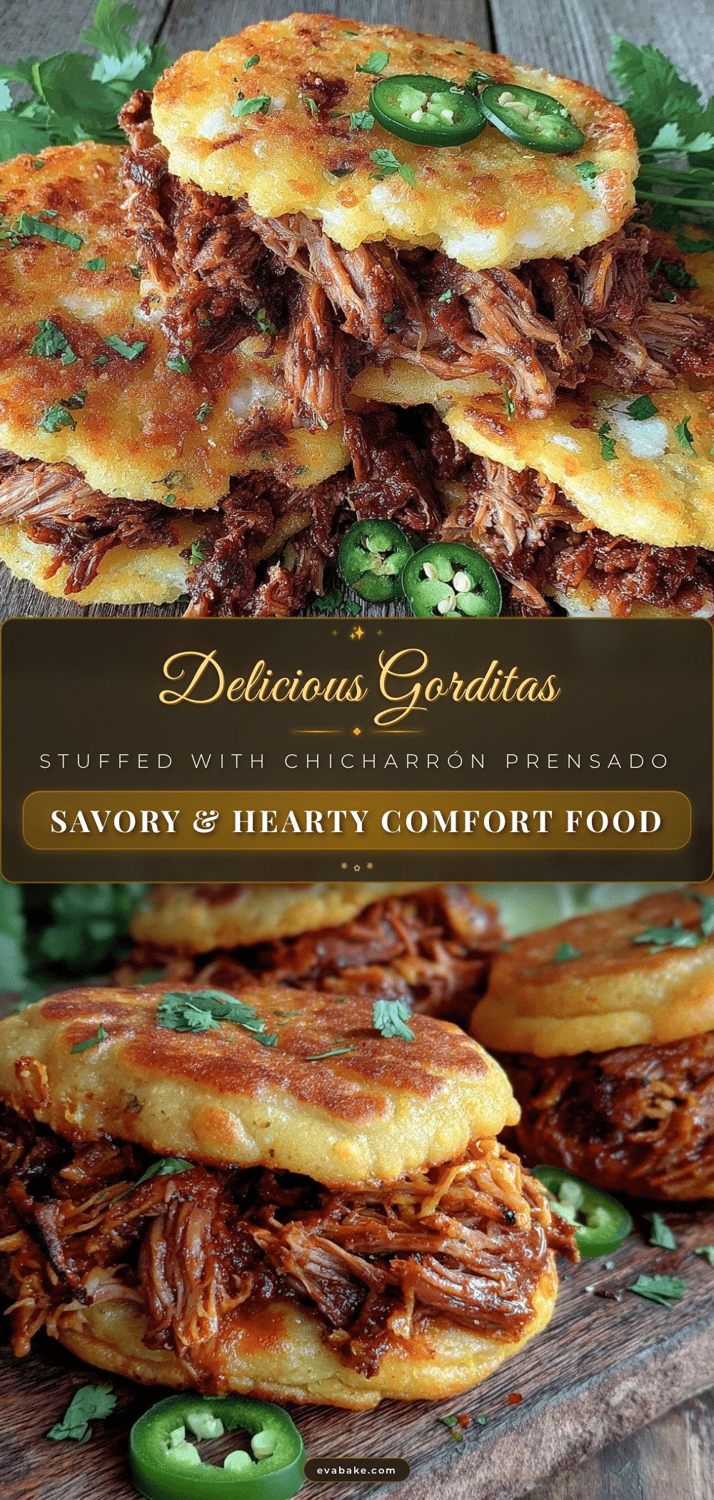 gorditas stuffed with chicharrón prensado recipe