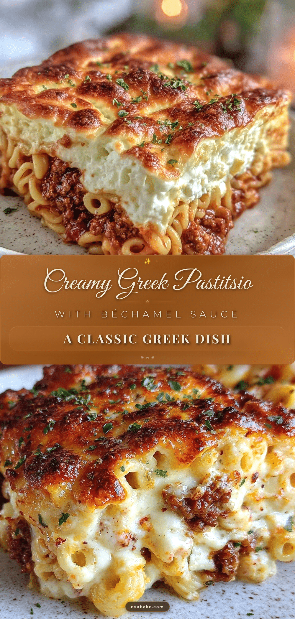 Greek Pastitsio Baked Pasta recipe