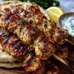 Greek souvlaki chicken skewers - featured image