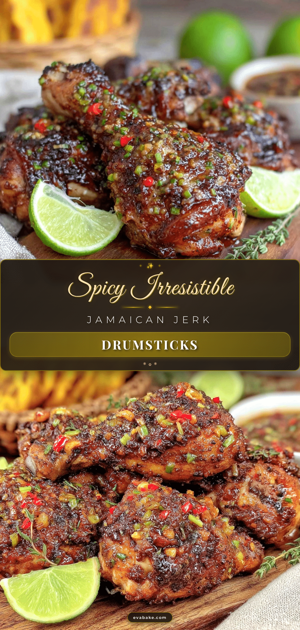 Jamaican jerk chicken drumsticks recipe
