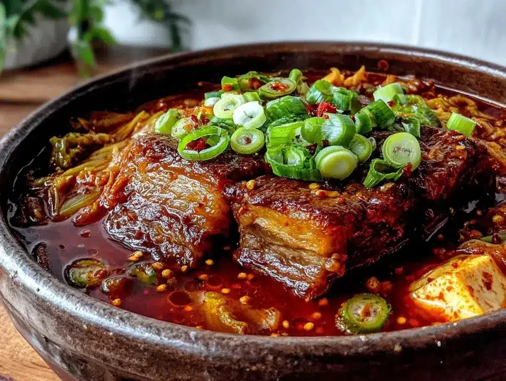 kimchi jjigae stew - featured image