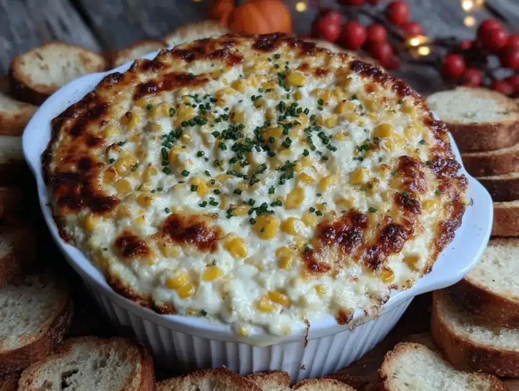 Korean corn cheese dip - featured image