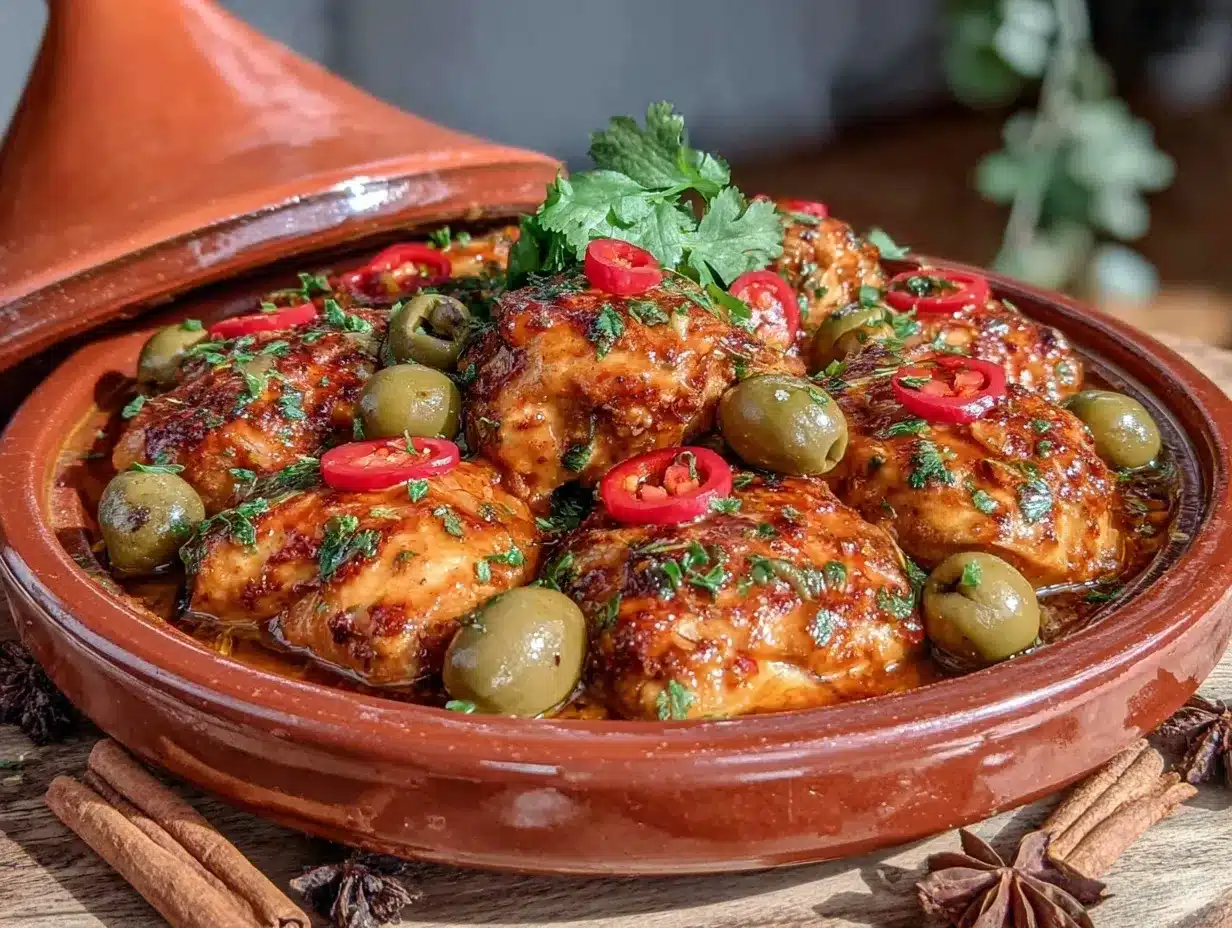 moroccan chicken tagine preparation steps