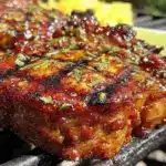 vietnamese lemongrass pork chops - featured image