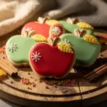 apple-shaped sugar cookies - featured image