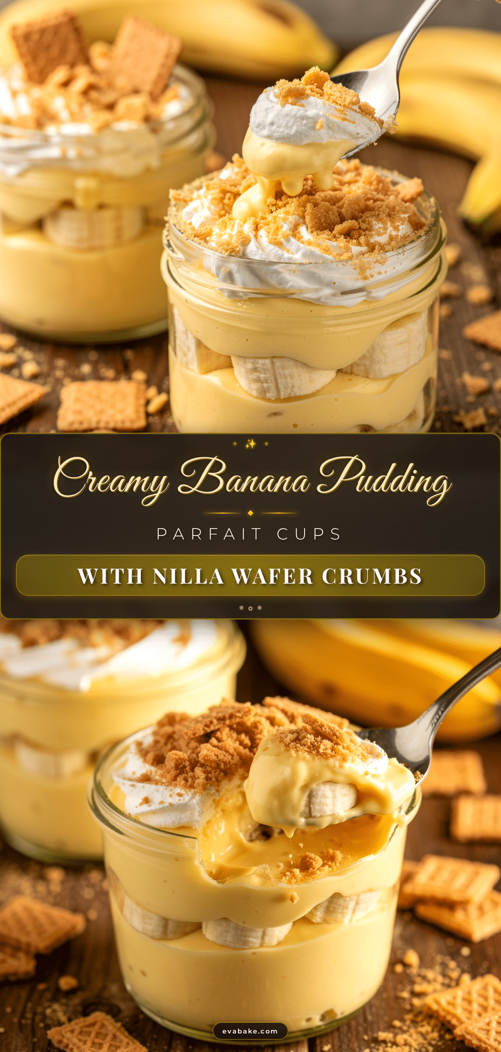 banana pudding parfait cups recipe