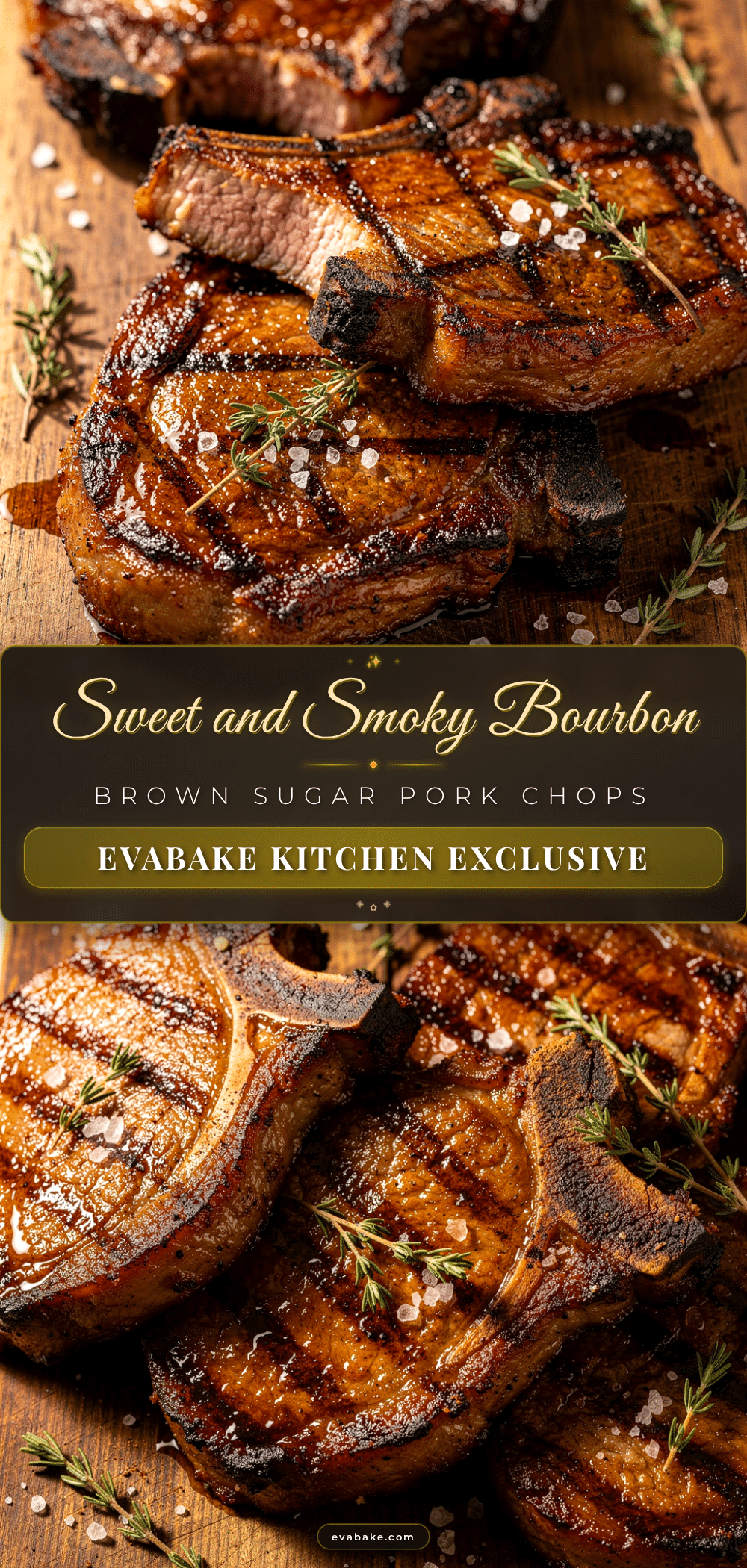 bourbon brown sugar grilled pork chops recipe