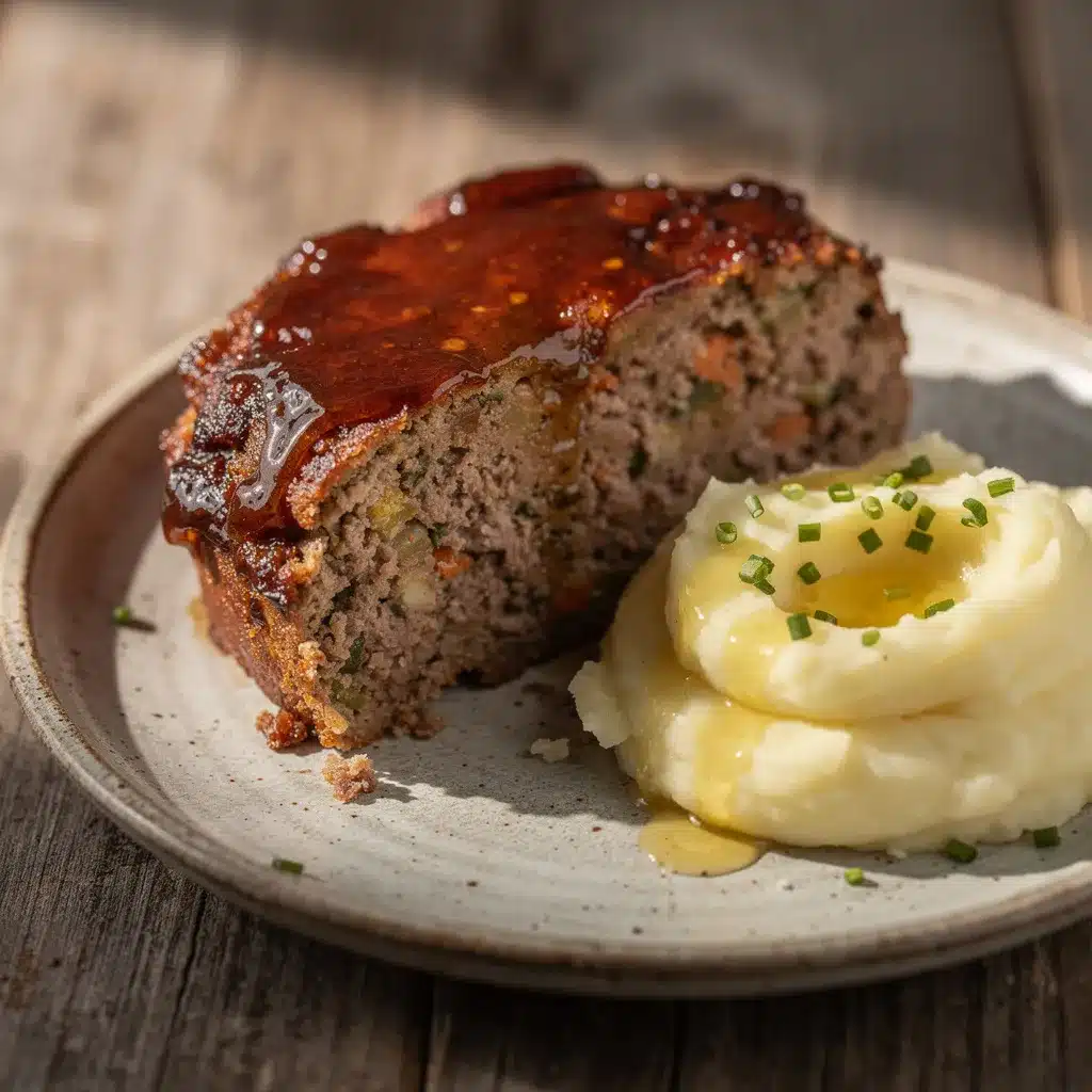 brown sugar glazed meatloaf preparation steps
