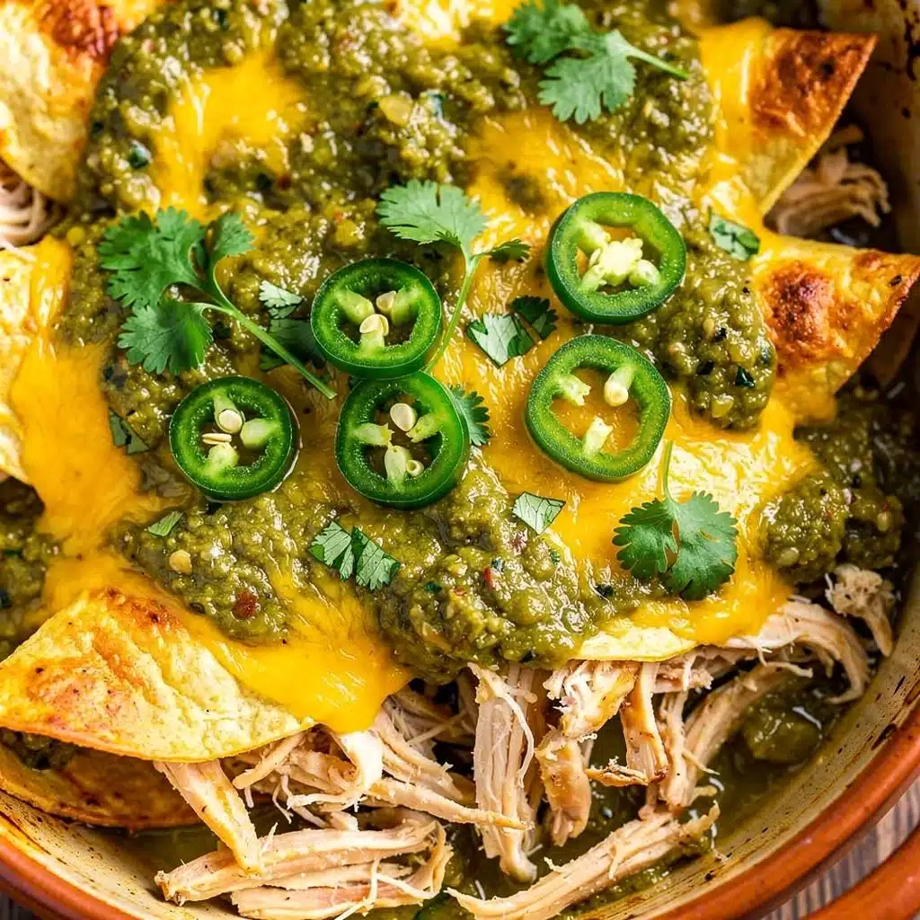 chicken enchilada casserole - featured image