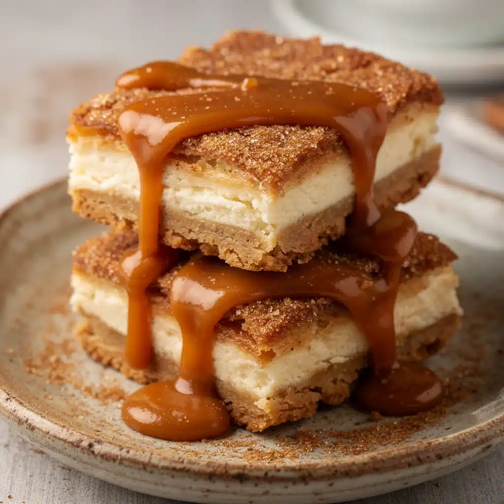 churro cheesecake bars - featured image