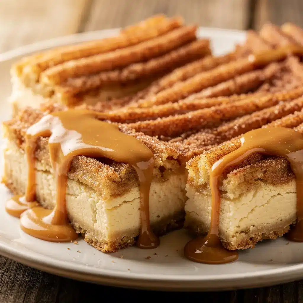 churro cheesecake bars preparation steps