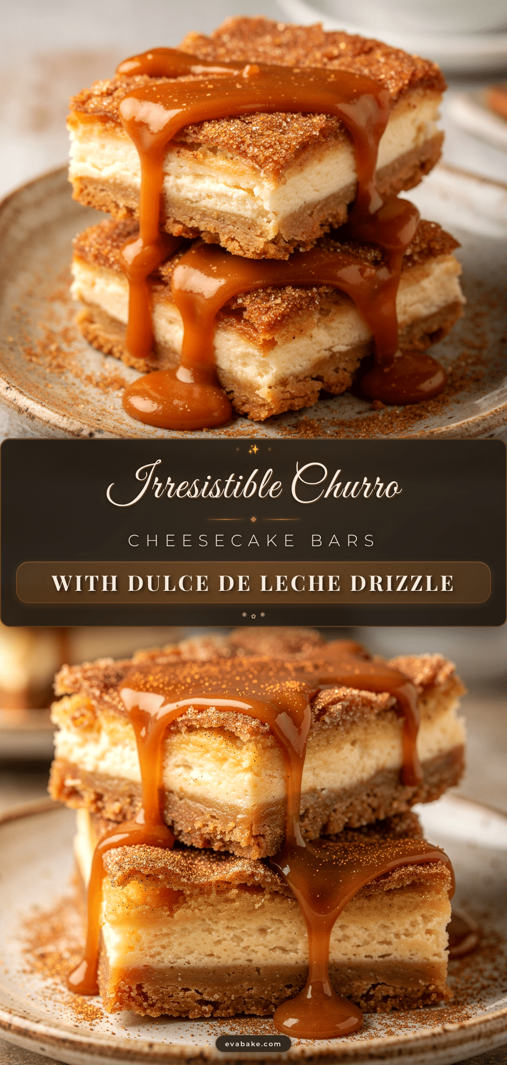 churro cheesecake bars recipe