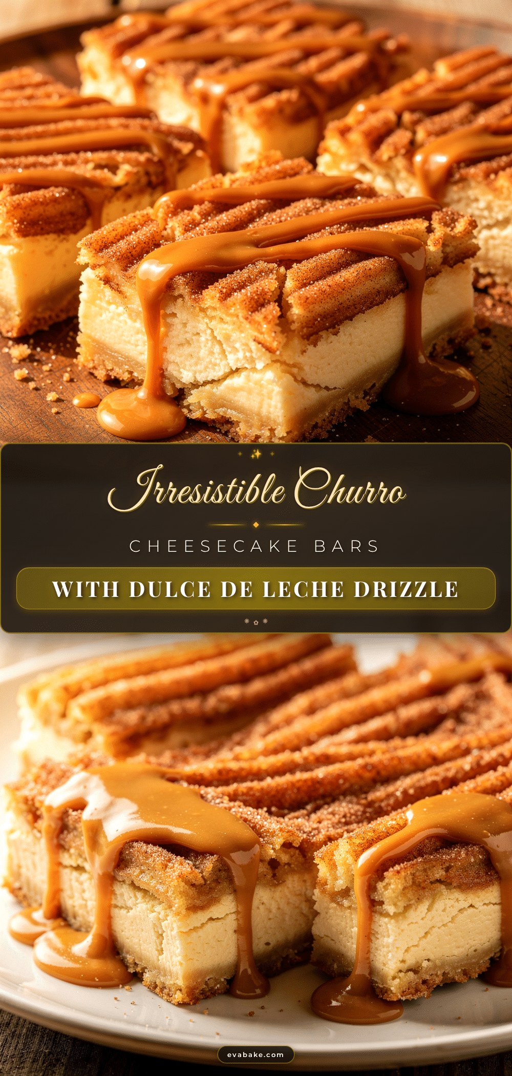 churro cheesecake bars recipe