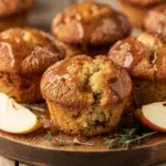 cozy apple cider donut muffins - featured image