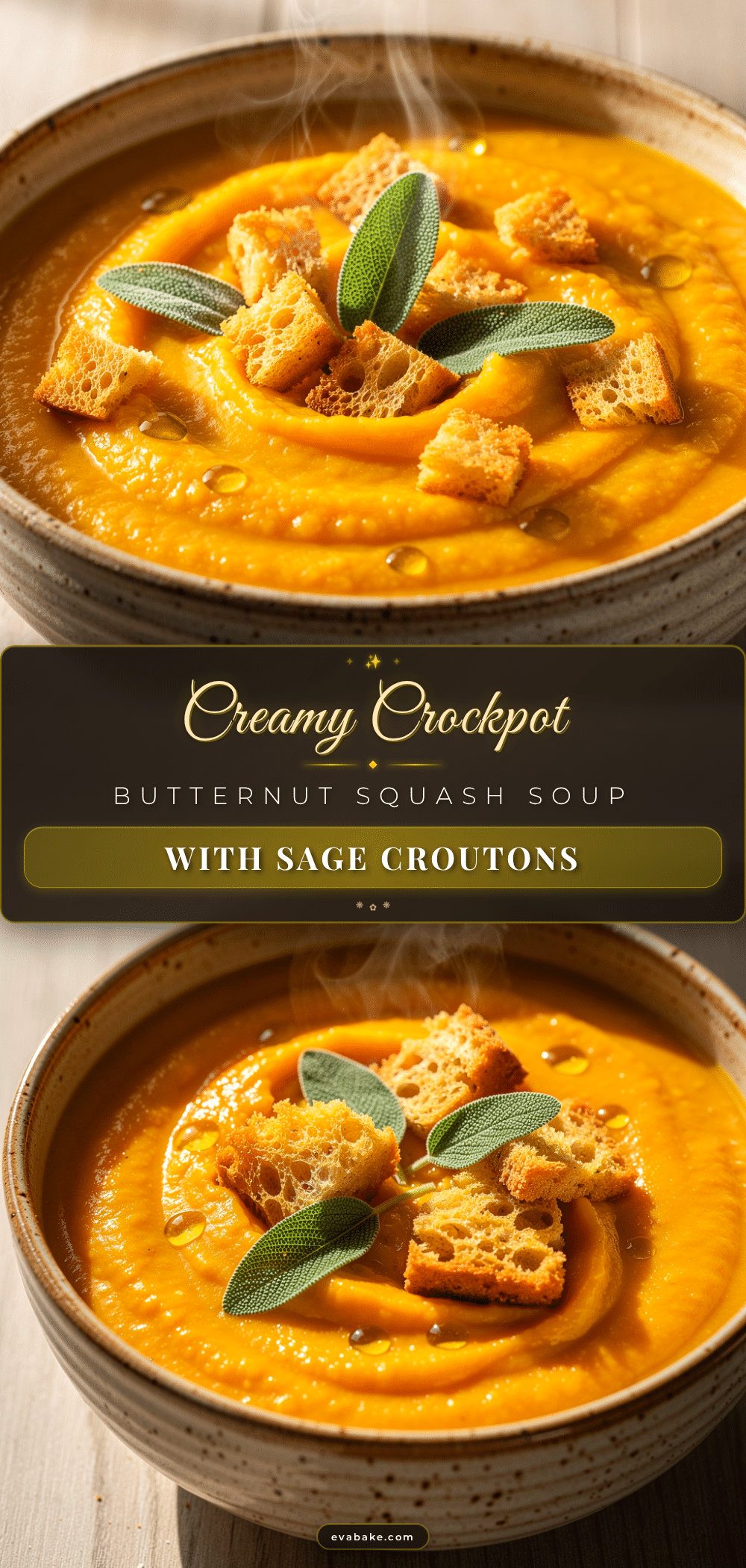 creamy crockpot butternut squash soup recipe