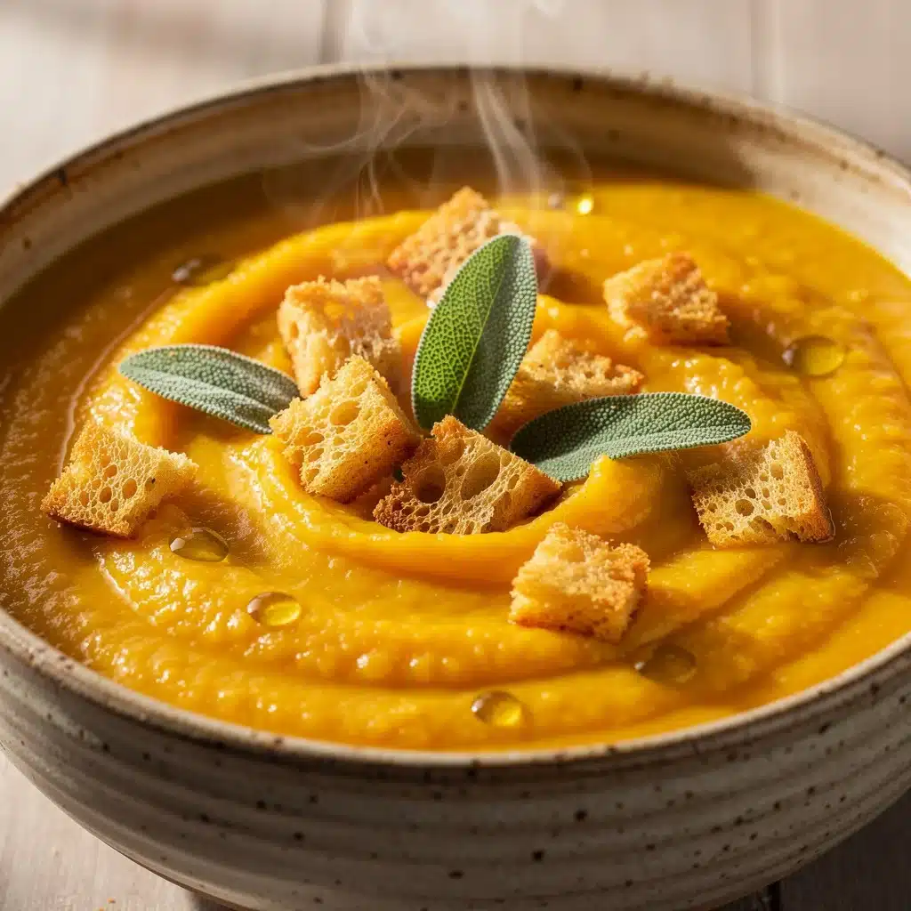 creamy crockpot butternut squash soup - featured image