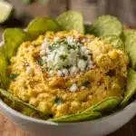 creamy elote street corn dip - featured image