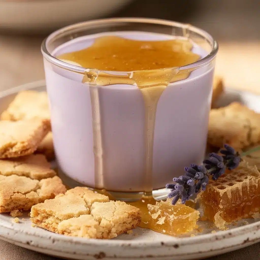 creamy lavender honey panna cotta preparation steps